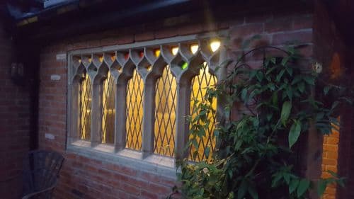 Garden folly four panel Gothic window (Free delivery)
