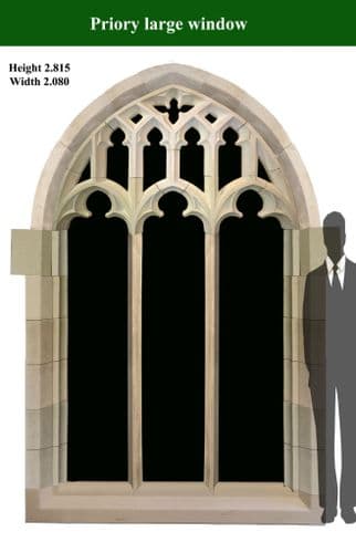 Priory large Gothic arch window (Free delivery)