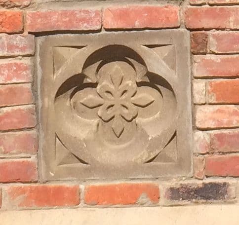 Small Gothic folly wall panel