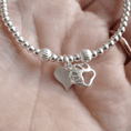 925 Sterling Silver Personalised Pet Name Bracelet with Any Name Engraved | Charming Engraving