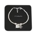 925 Sterling Silver Personalised Pet Name Bracelet with Any Name Engraved | Charming Engraving