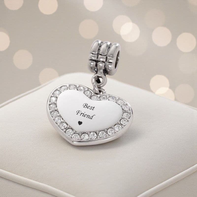 Best Friend Bracelet Charm | Charming Engraving