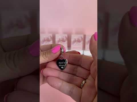 Bracelet Charm, fits Pandora, Any Engraving Charming Engraving