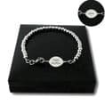 Bracelet with Steel Beads for Man or Boy with Engraving | Charming Engraving