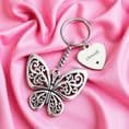 Butterfly Keyring with Engraving | Charming Engraving
