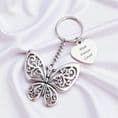 Butterfly Keyring with Engraving | Charming Engraving