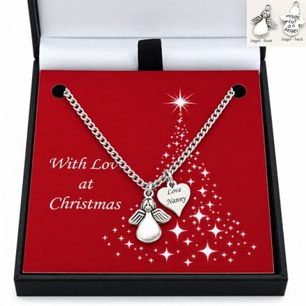 Christmas Angel Necklace for Girls, Sister, Daughter, Niece etc