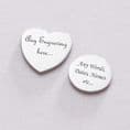 Engravable Charms Without Loop (For Locket) | Charming Engraving