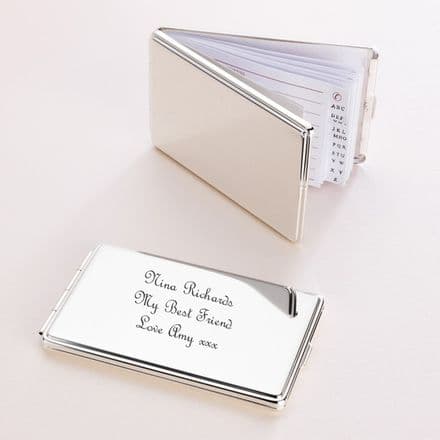 Engraved Address Book