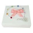 Engraved Bracelet with Rainbow Crystals | Charming Engraving