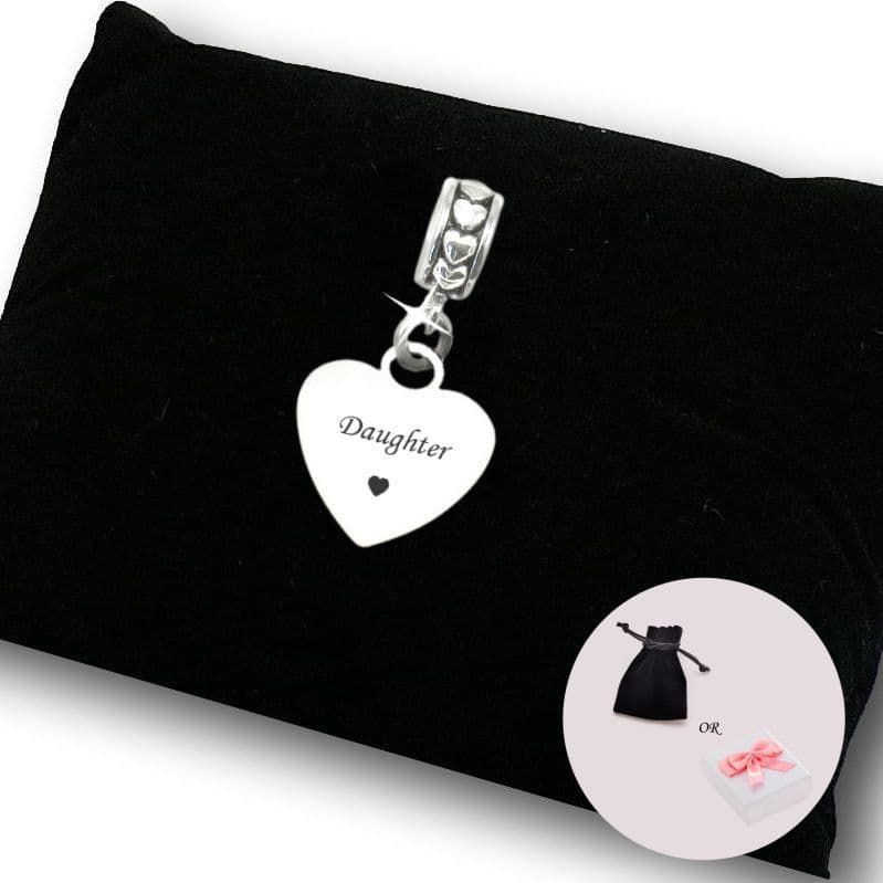 Daughter Charm for Bracelet | Charming Engraving