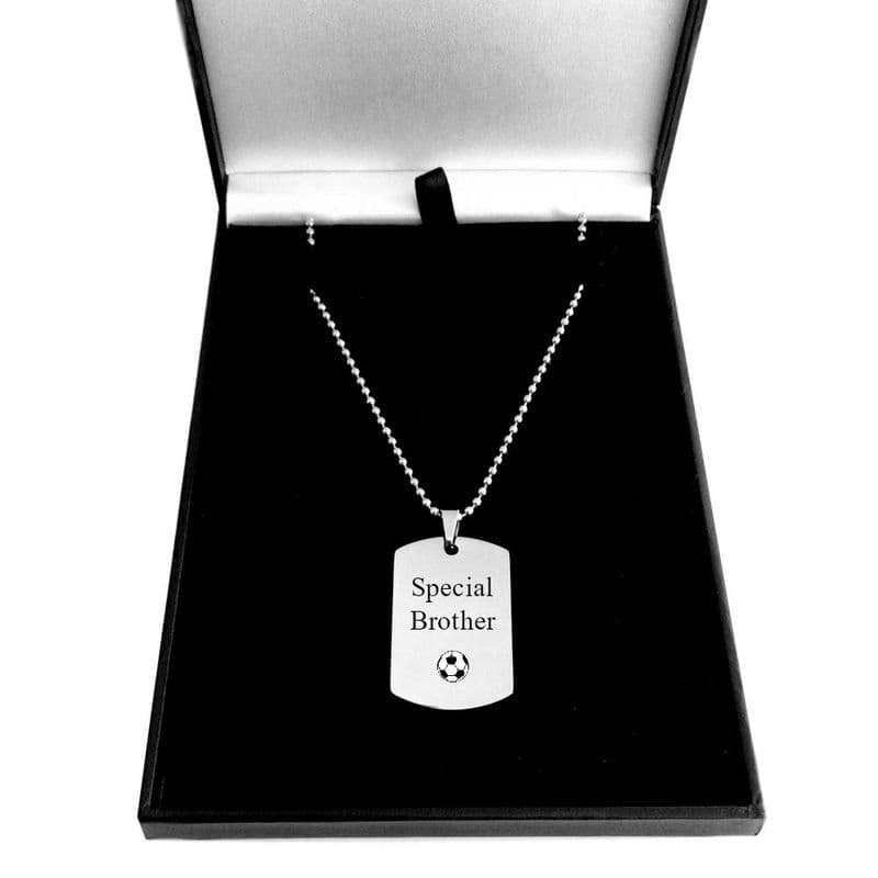 Engraved Dogtag Necklace with Words and Symbols | Charming Engraving