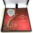 Engraved Guitar Pick, Plectrum in Valentines Box | Charming Engraving