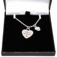 Pet Loss Memorial Gift, Engraved Photo Necklace with Paw Pendant | Charming Engraving