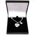 Pet Loss Memorial Gift, Engraved Photo Necklace with Paw Pendant | Charming Engraving