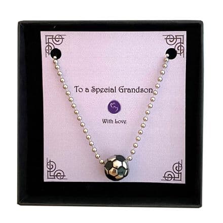 Football pendant for Men, Boys, in Gift Box for Brother, Son, Dad, etc...