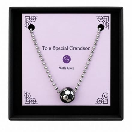 Football pendant for Men, Boys, in Gift Box for Brother,  Son, Dad, etc...