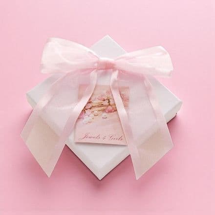 Gift Box for Charm or Keyring, Large White