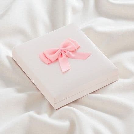 Gift Box for Charm, Purple, Pink, White or Blue Bow
