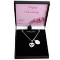 Gift Boxed, Sterling Silver Necklace with 18 Pendant,  Engraved | Charming Engraving