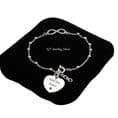 Infinity Bracelet with Engraving, Sterling Silver | Charming Engraving