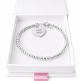 Medical Bracelet with Steel Beads for Women or Girls | Charming Engraving