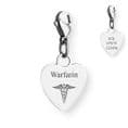 Medical Symbol Alert Charm, Medical Conditions, Allergies, Medications   | Charming Engraving