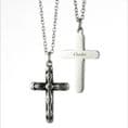 Ornate Cross Necklace with Engraving  | Charming Engraving