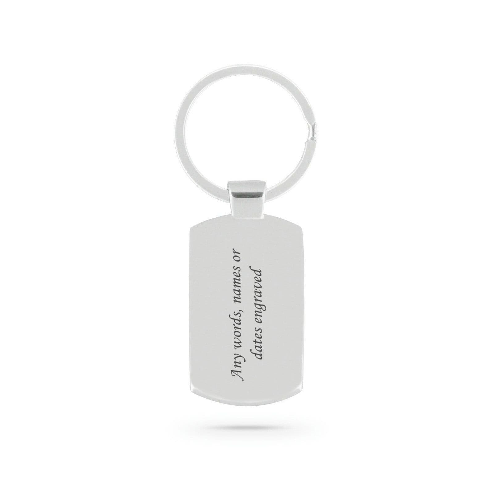 Permanent Image Dog-Tag Key Ring | Charming Engraving