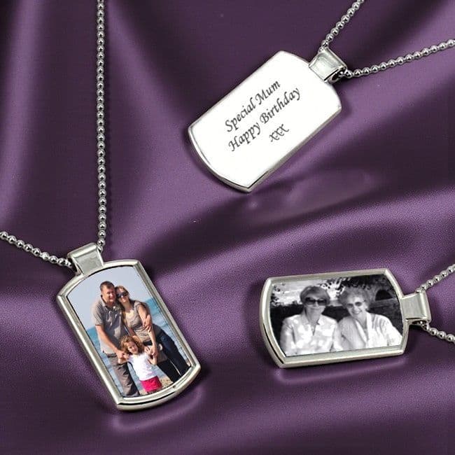 Permanent Image Dogtag Pendant | Charming Engraving