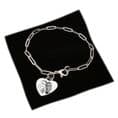 Personalised Bracelet with Engraved Photo, Paperclip Chain. High Quality Silver Steel | Charming Engraving