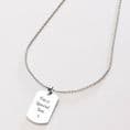 Dogtag Necklace Personalised with Photo Engraved | Charming Engraving
