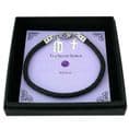 Personalised Leather Bracelet with Cross and Engraved Tag in Presentation Gift Box | Charming Engraving