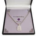 Personalised Necklace for Man or Boy, Steel Ball Chain | Charming Engraving