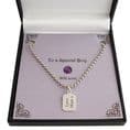 Personalised Necklace for Man or Boy, Steel Ball Chain | Charming Engraving