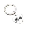 Personalised Photo Keyring with ANY Engraving, Words on the Back. Engraved Gift | Charming Engraving