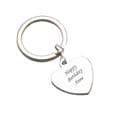 Personalised Photo Keyring with ANY Engraving, Words on the Back. Engraved Gift | Charming Engraving