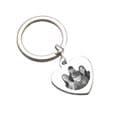 Personalised Photo Keyring with ANY Engraving, Words on the Back. Engraved Gift | Charming Engraving