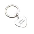 Personalised Photo Keyring with ANY Engraving, Words on the Back. Engraved Gift | Charming Engraving
