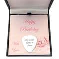 Personalised Plectrum on Happy Birthday Card | Charming Engraving