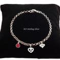 Personalised, Sterling Silver Bracelet with Engraving, Gift for Age 16, 18 or 21 | Charming Engraving