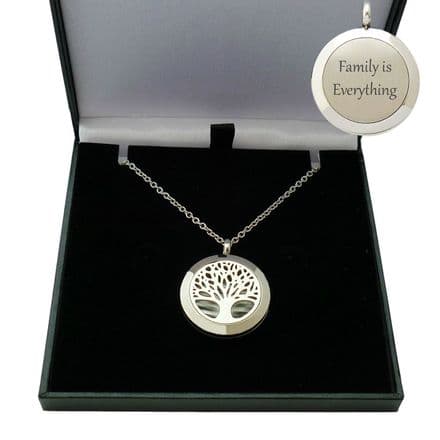 Personalised Tree of Life Locket with Any Engraving
