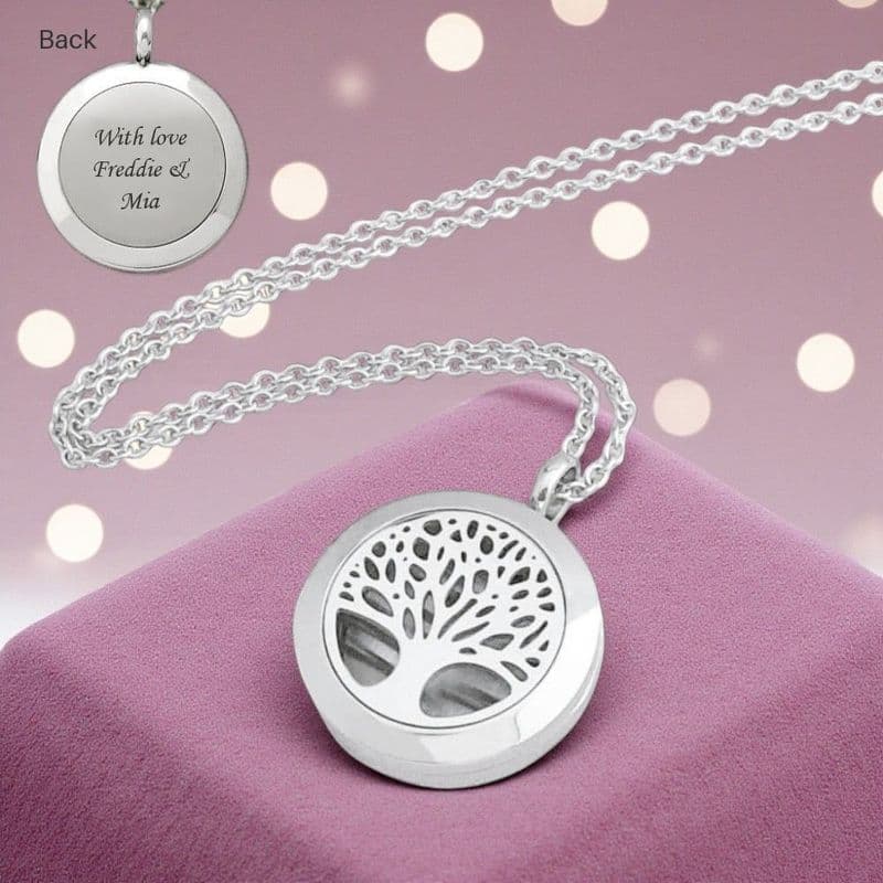 Personalised Tree of Life Locket with Any Engraving | Charming Engraving