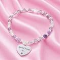 Silver Stacking Bracelet with Engraving & Gemstones | Charming Engraving