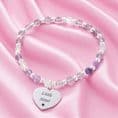 Silver Stacking Bracelet with Engraving & Gemstones | Charming Engraving