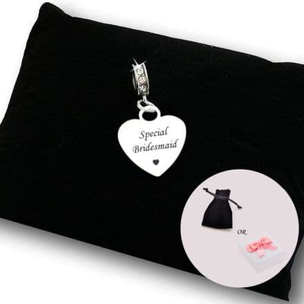 Special Bridesmaid Bracelet Charm