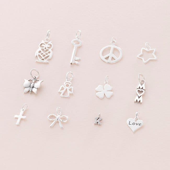 Set of Silver Stacking Bracelets with Engraving Charming Engraving