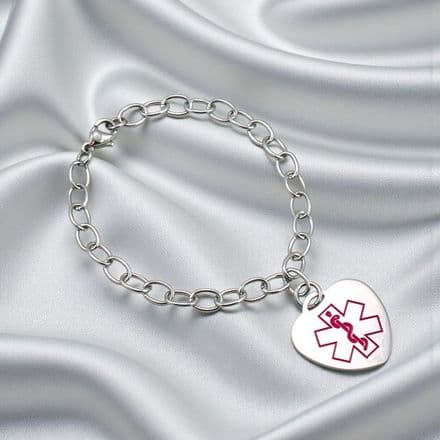 Steel Chain Medical Bracelet