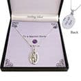 Sterling Silver Saint Christopher Necklace. Gift for Son, Godson etc| Charming Engraving
