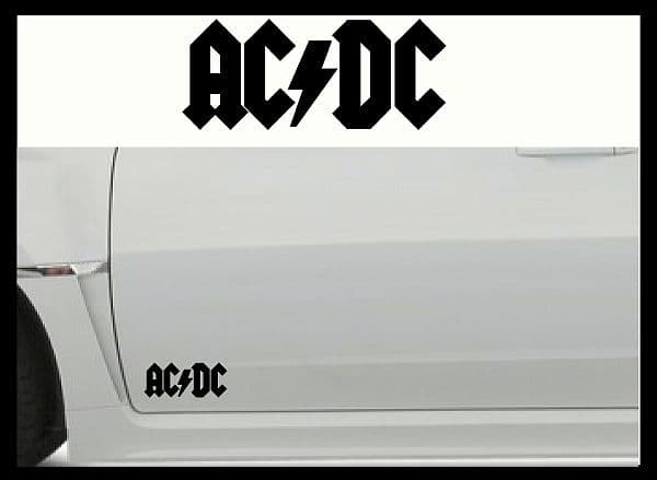 ACDC CAR BODY DECALS